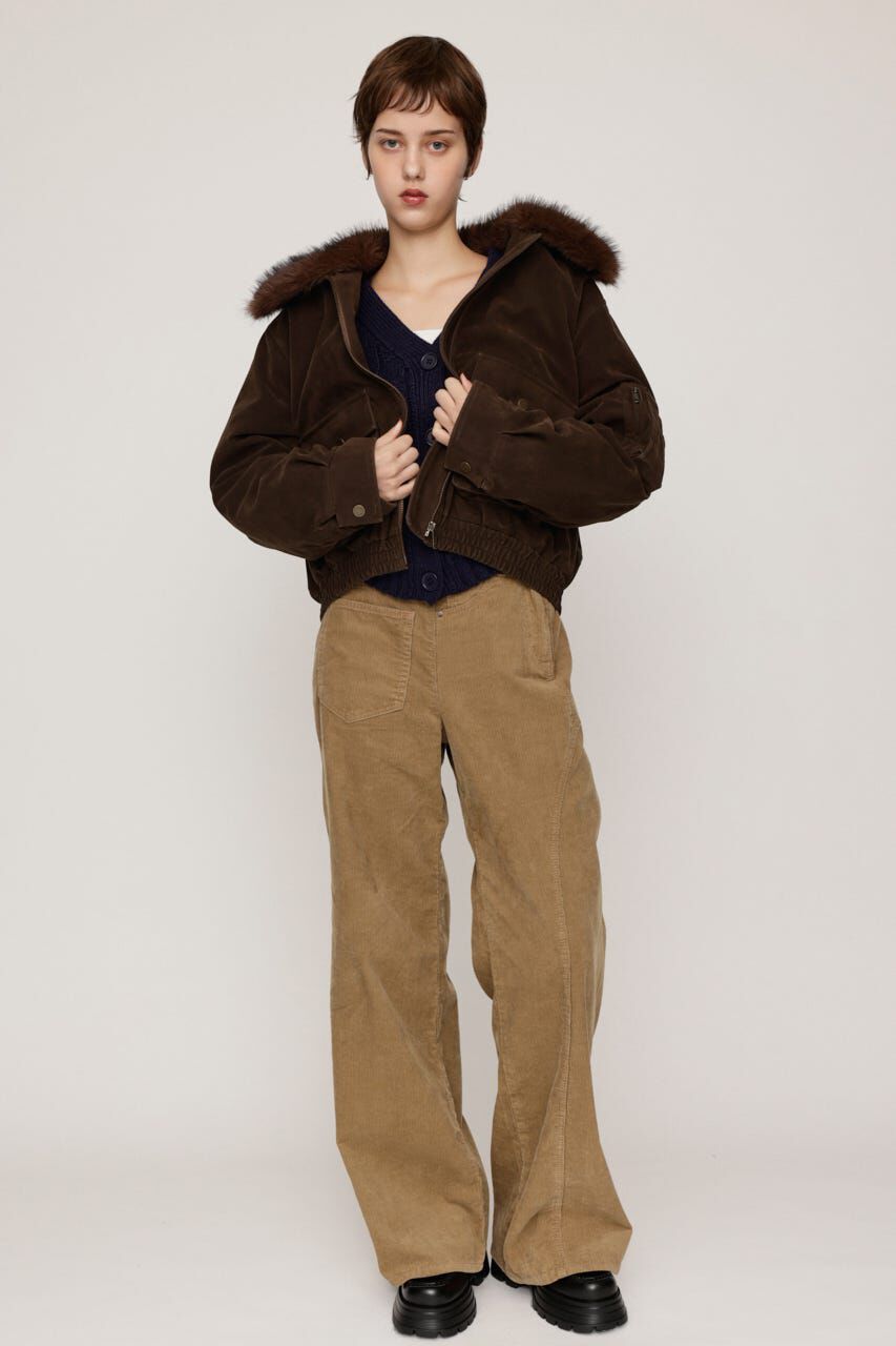 SLY「WASHED PUFFER SHORT ブルゾン」|ブルゾン・スタジャン|
