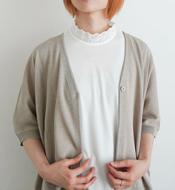 オオカミとフクロウ「オオカミと小鳥の囀る木の下で&ldquo;ノースリーブ&rdquo;」|Tシャツ・カットソー|オフホワイト