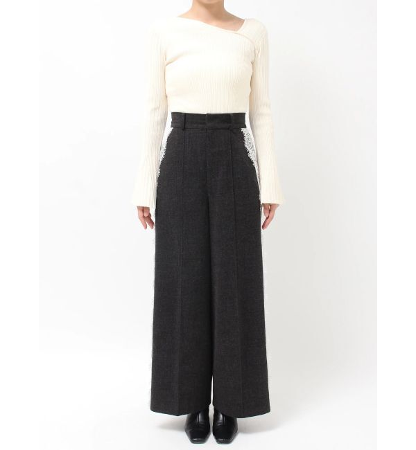 LAGUNAMOON「サイドレースワイドパンツ」|その他|