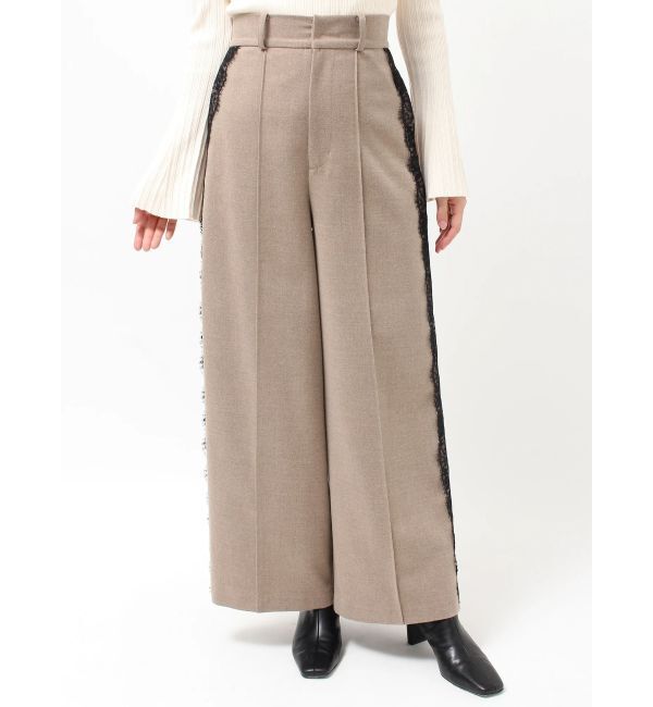 LAGUNAMOON「サイドレースワイドパンツ」|その他|