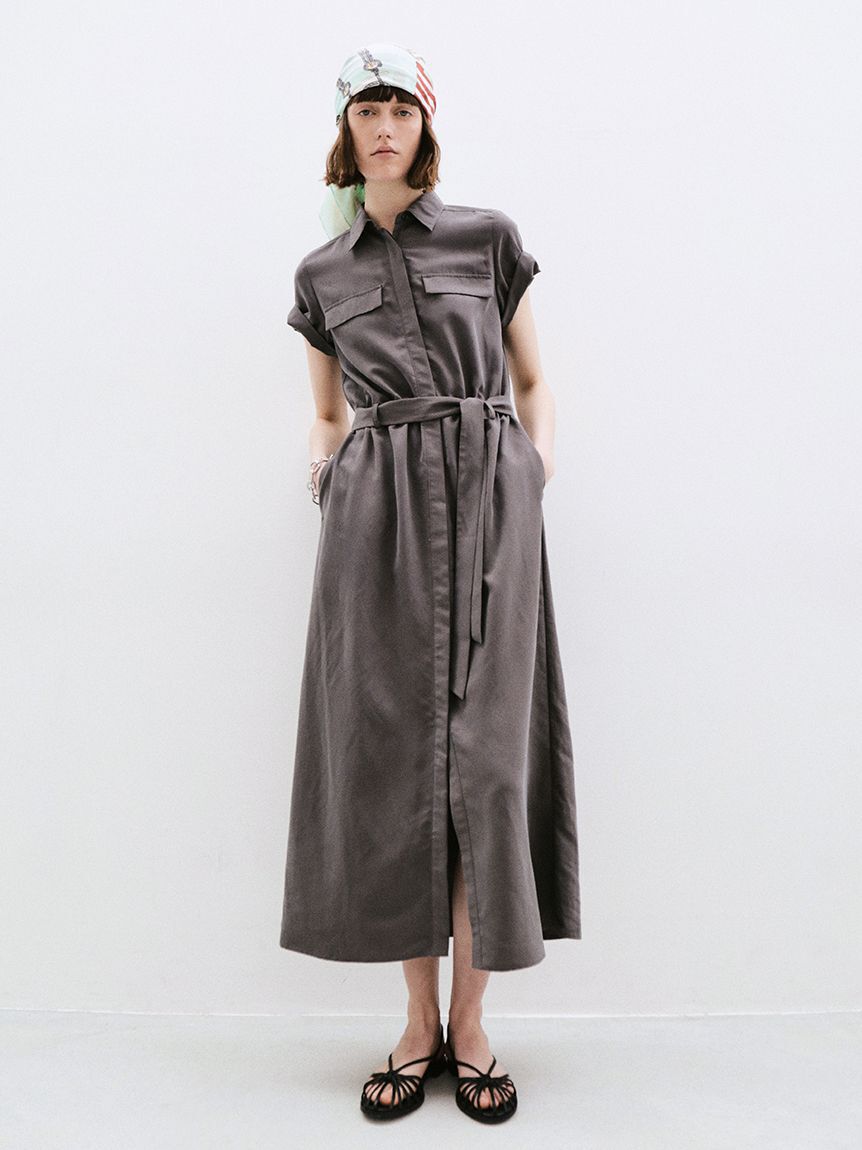 新品 Mila Owen　【ウォッシャブル】シャツナローワンピース ウォッシャブル】シャツナローワンピース（Mila Owen）｜ルミネの