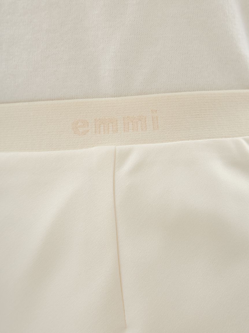 emmi atelier「emmiロゴゴムジャガードサテンナロースカート」|スカート|