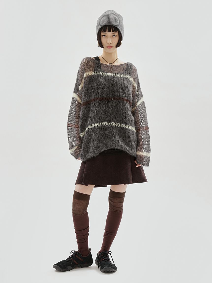 emmi atelier「ウールタックミニスカート【セットアップ対応】」|スカート|