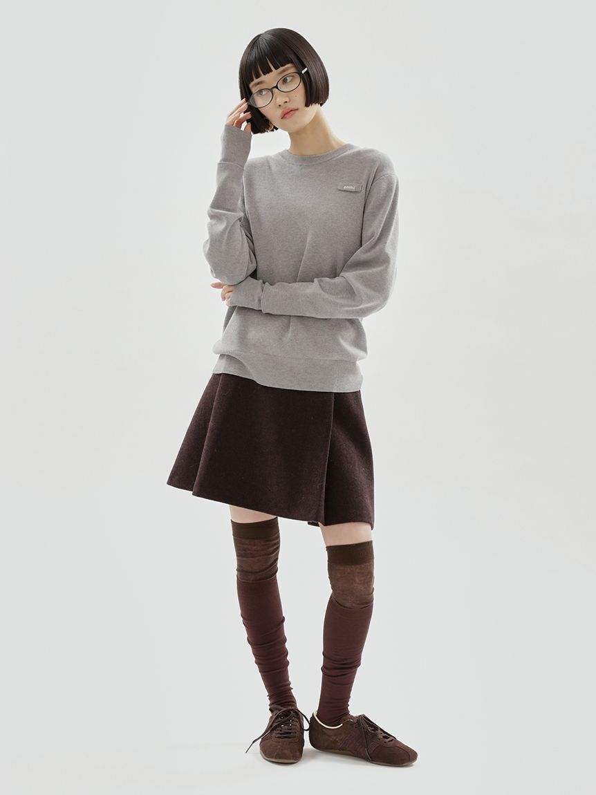 emmi atelier「ウールタックミニスカート【セットアップ対応】」|スカート|