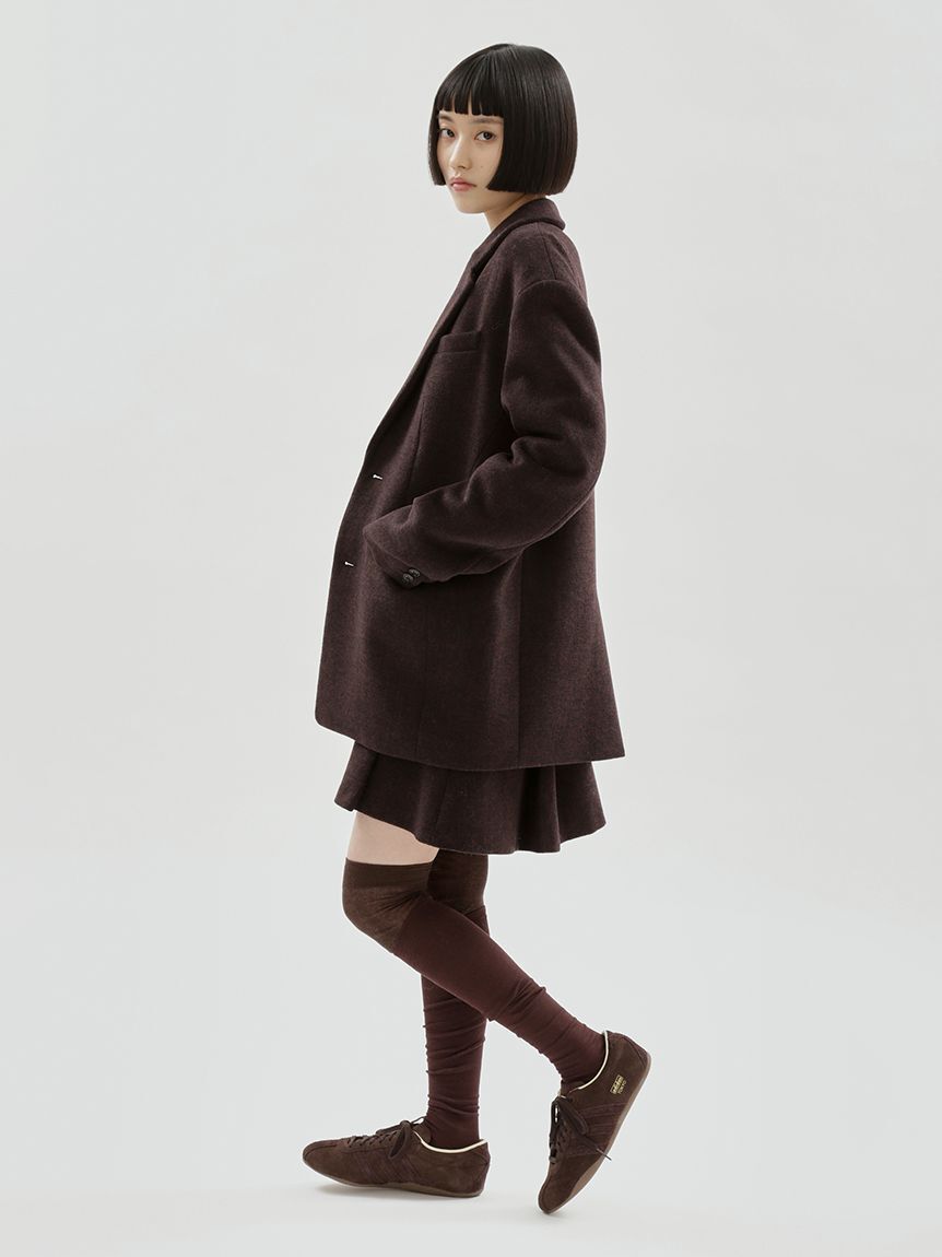 emmi atelier「ウールタックミニスカート【セットアップ対応】」|スカート|