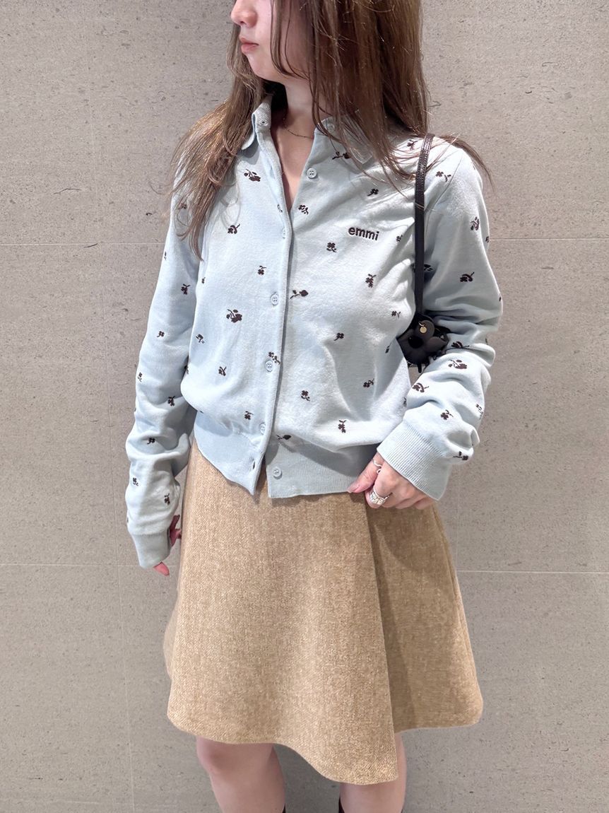 emmi atelier「ウールタックミニスカート【セットアップ対応】」|スカート|