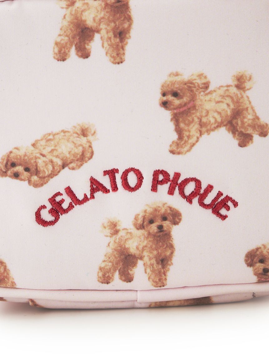 gelato pique「お散歩ドッグ総柄ティッシュポーチ」|ポーチ|