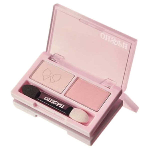  「OHSOPH ダブルアップデュアルシャドウパレット 02 ベリテ ピンク (2.8g)」|アイシャドウ|