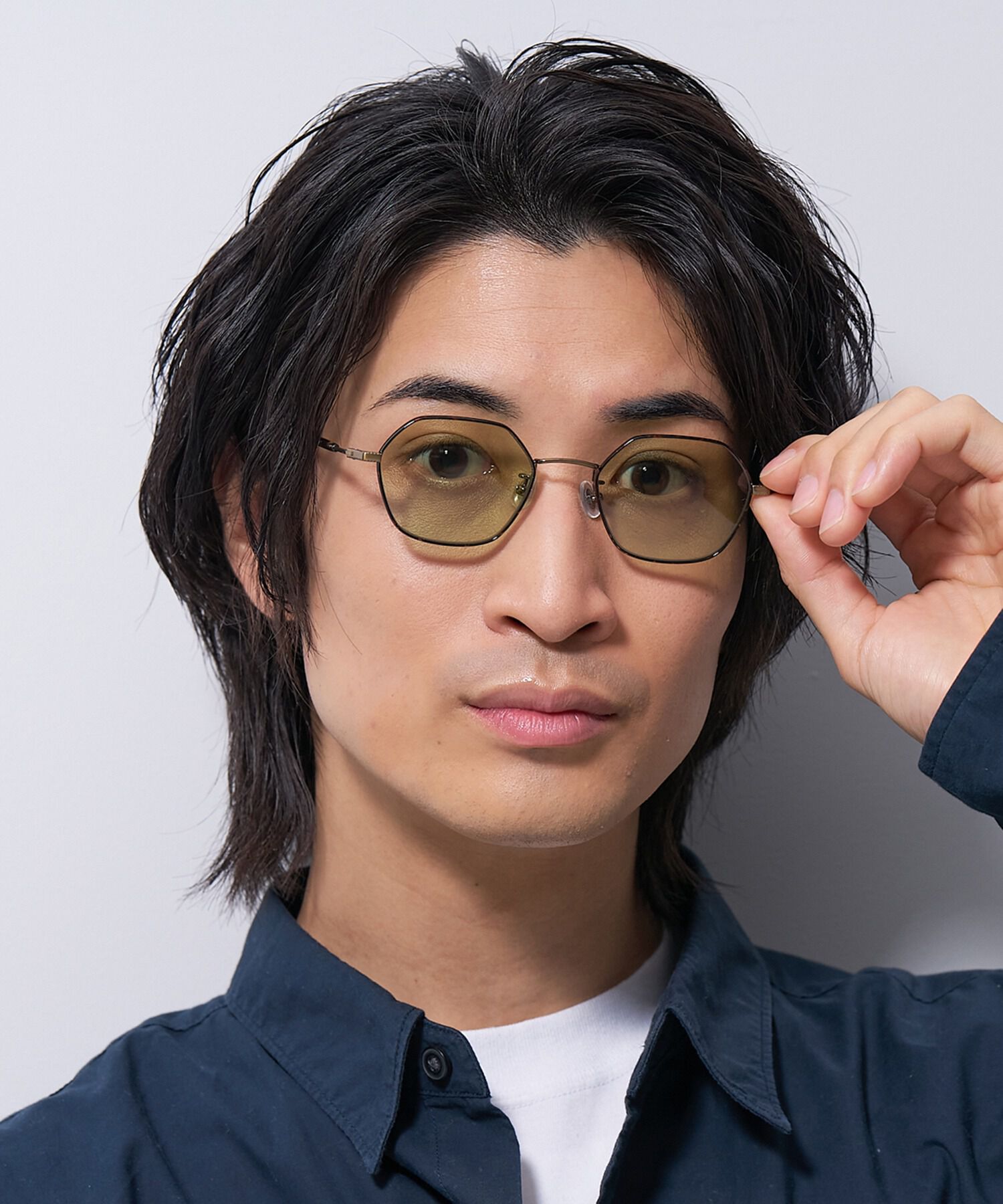  「ウェリントン型 サングラス｜個性的な印象の多角形フレーム TREND SUNGLASSES」|サングラス|