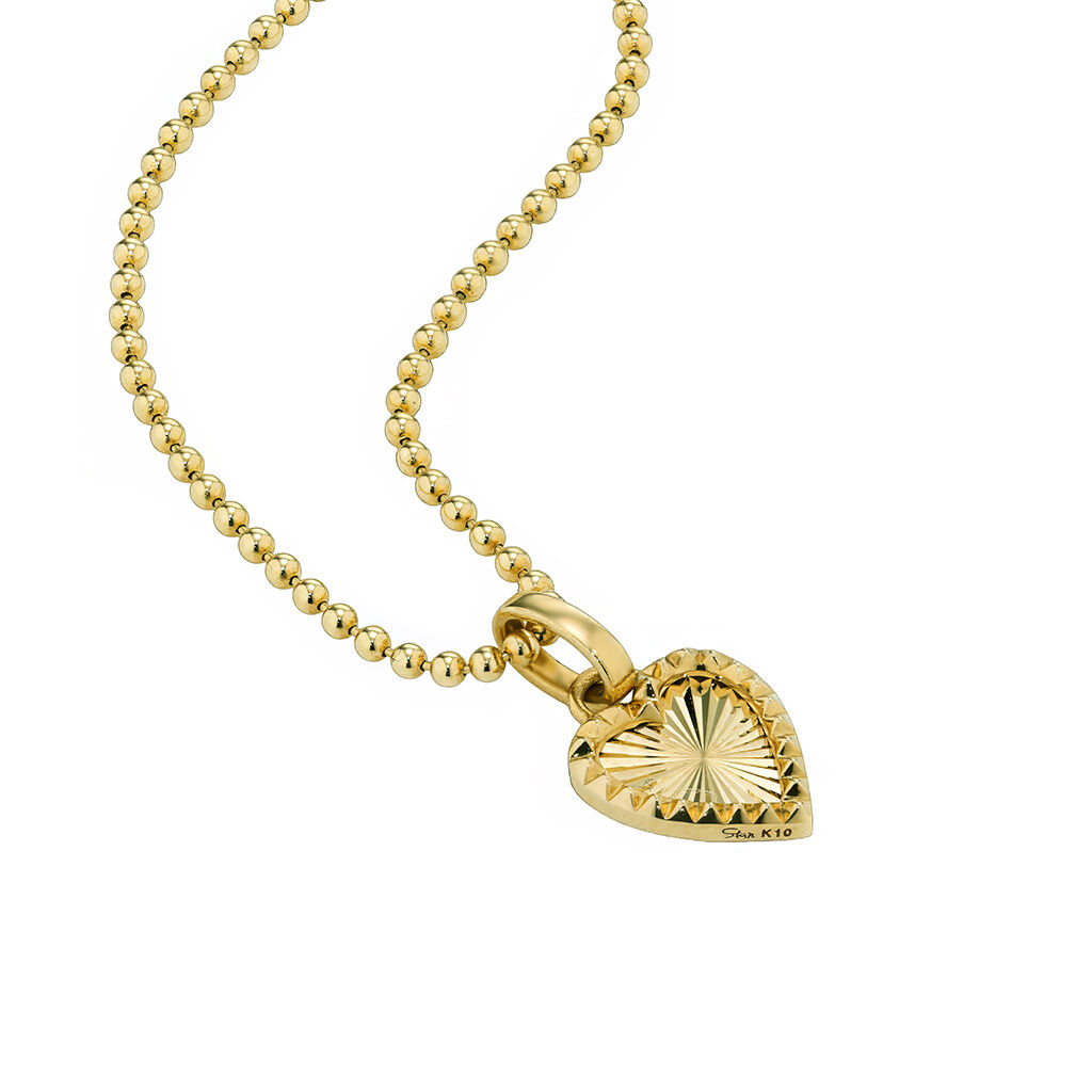 STAR JEWELRY「ETCHED HEART」|ネックレス|
