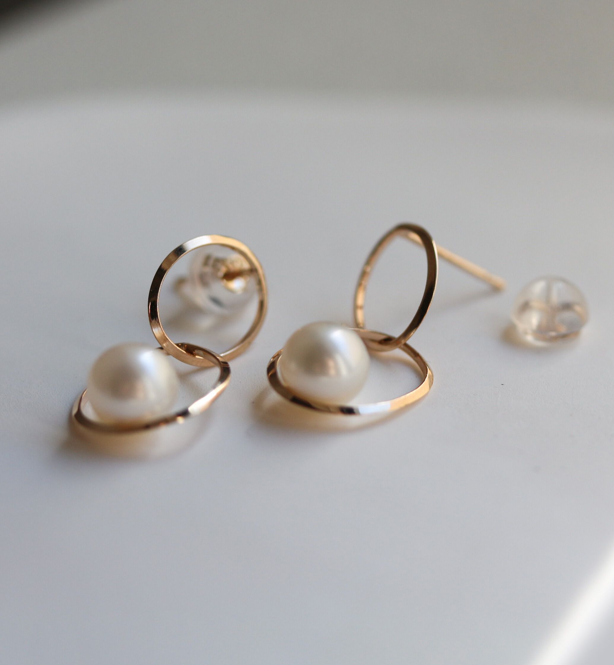  「パール ピアス | K10YG」|ピアス|