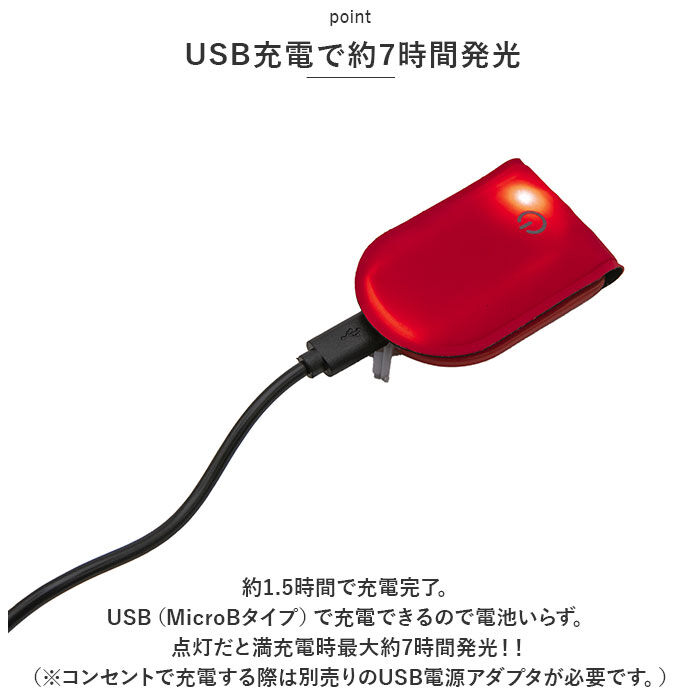 BACKYARD FAMILY「ウォーキング ライト 夜間 通販 ウォークマーカー CHARGE ミニ 充電式 小型携行ライト」|その他|