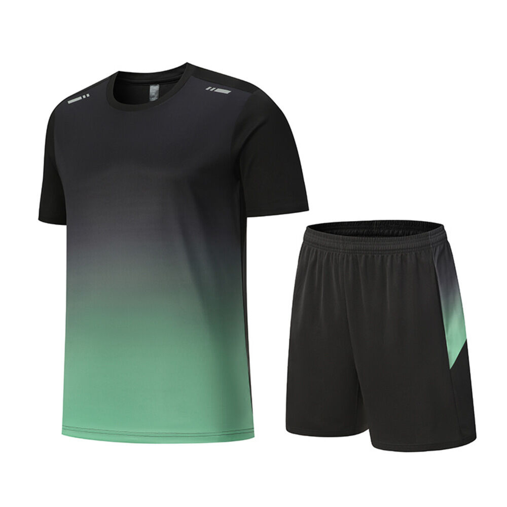BACKYARD FAMILY「スポーツウェア メンズ上下セット 通販 ランニングウェア 半袖 Tシャツ ハーフパンツ 半ズボン」|スポーツ|グリーン1