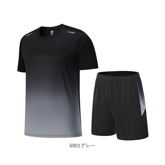 BACKYARD FAMILY「スポーツウェア メンズ上下セット 通販 ランニングウェア 半袖 Tシャツ ハーフパンツ 半ズボン」|スポーツ|