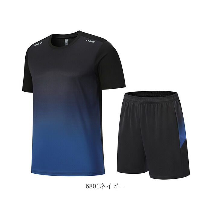 BACKYARD FAMILY「スポーツウェア メンズ上下セット 通販 ランニングウェア 半袖 Tシャツ ハーフパンツ 半ズボン」|スポーツ|