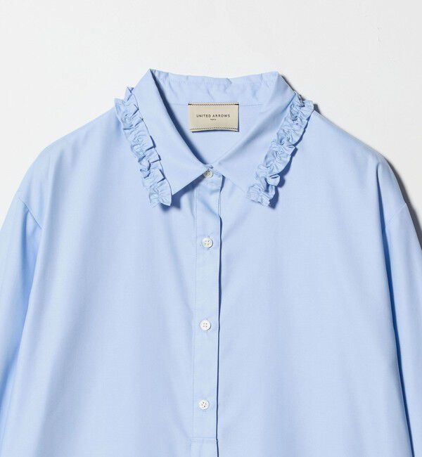 UNITED ARROWS「ミニフリルシャツ‐ウォッシャブル‐」|シャツ・ブラウス|