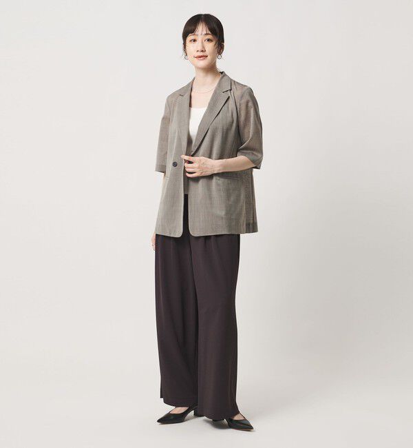 UNITED ARROWS「シアー テーラードジャケット ‐ウォッシャブル‐」|テーラードジャケット|