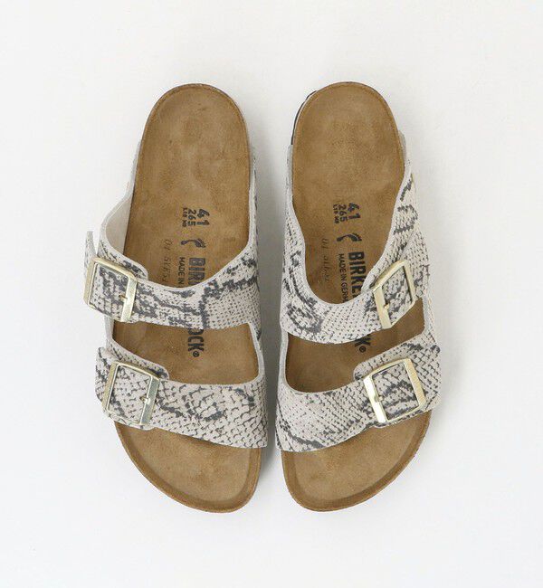 UNITED ARROWS green label relaxing「【国内EXCLUSIVE】＜BIRKENSTOCK＞アリゾナ プリント スネーク サンダル」|サンダル|