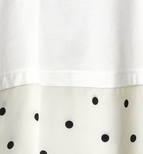 UNITED ARROWS green label relaxing「スカーフ ドッキング TEE」|Tシャツ・カットソー|