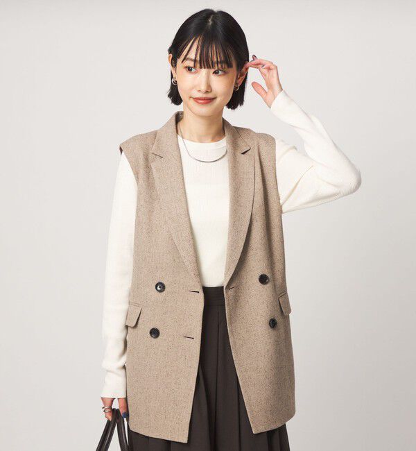 UNITED ARROWS green label relaxing「＜1_OF MINE＞リブ クルーネック ロングスリーブ プルオーバー ニット マシンウォッシャブル」|ニット・セーター|