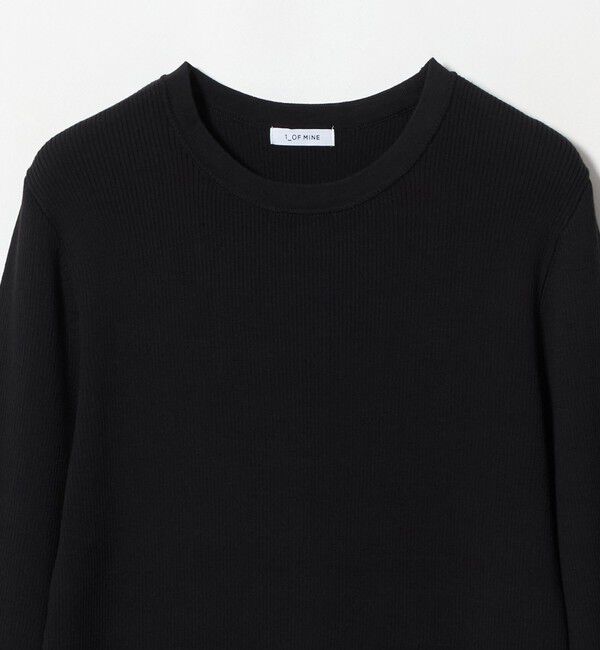 UNITED ARROWS green label relaxing「＜1_OF MINE＞リブ クルーネック ロングスリーブ プルオーバー ニット マシンウォッシャブル」|ニット・セーター|