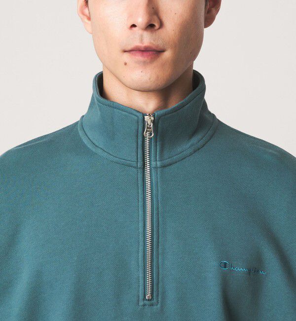 UNITED ARROWS green label relaxing「【別注】＜Champion＞ハーフジップ 長袖 スウェット」|スウェット・ジャージ|
