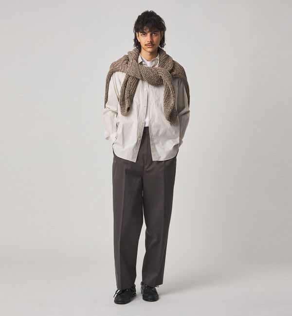 STEVEN ALAN「＜Steven Alan＞ ヘイズ ストライプ レギュラーカラー シャツ NARROW」|シャツ・ブラウス|