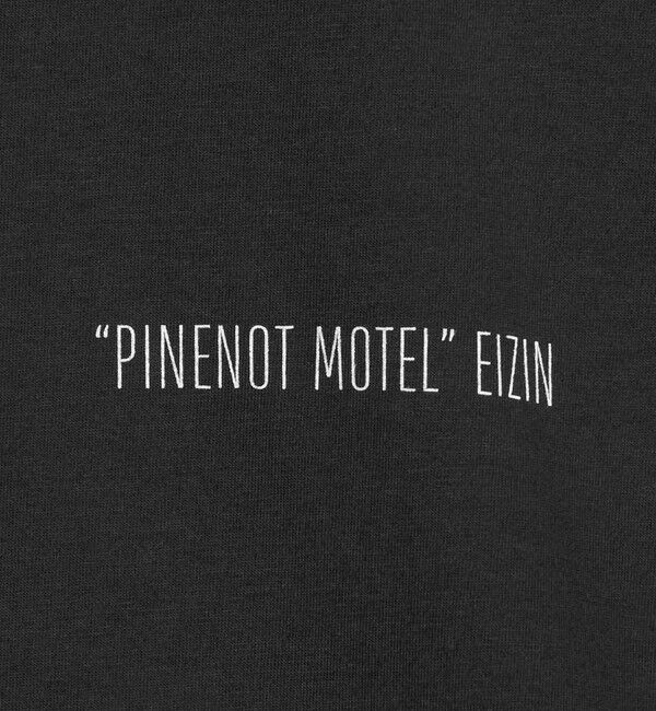 BEAUTY&YOUTH UNITED ARROWS「【別注】＜EIZIN SUZUKI＞PINENOT MOTEL プリント Tシャツ」|Tシャツ・カットソー|
