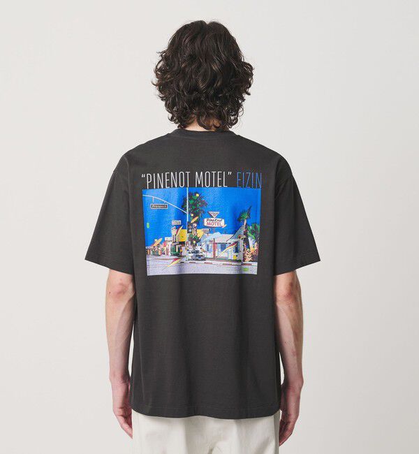 BEAUTY&YOUTH UNITED ARROWS「【別注】＜EIZIN SUZUKI＞PINENOT MOTEL プリント Tシャツ」|Tシャツ・カットソー|