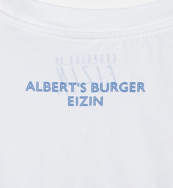 BEAUTY&YOUTH UNITED ARROWS「【別注】＜EIZIN SUZUKI＞ALBERT'S BURGER プリント Tシャツ」|Tシャツ・カットソー|