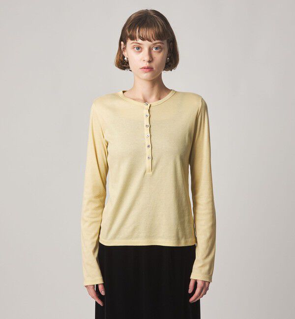 STEVEN ALAN「＜Steven Alan＞ヘンリーネック プルオーバー」|Tシャツ・カットソー|
