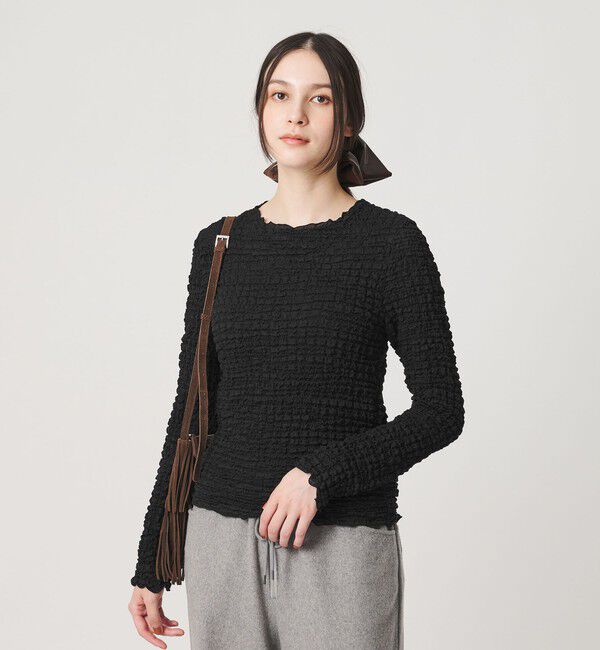 BEAUTY&YOUTH UNITED ARROWS「【WEB限定】シュリンクレース ロングスリーブプルオーバー」|Tシャツ・カットソー|