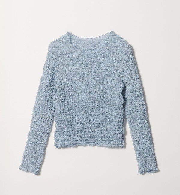 BEAUTY&YOUTH UNITED ARROWS「【WEB限定】シュリンクレース ロングスリーブプルオーバー」|Tシャツ・カットソー|