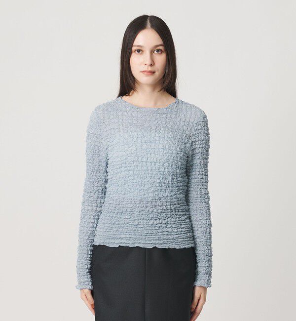 BEAUTY&YOUTH UNITED ARROWS「【WEB限定】シュリンクレース ロングスリーブプルオーバー」|Tシャツ・カットソー|