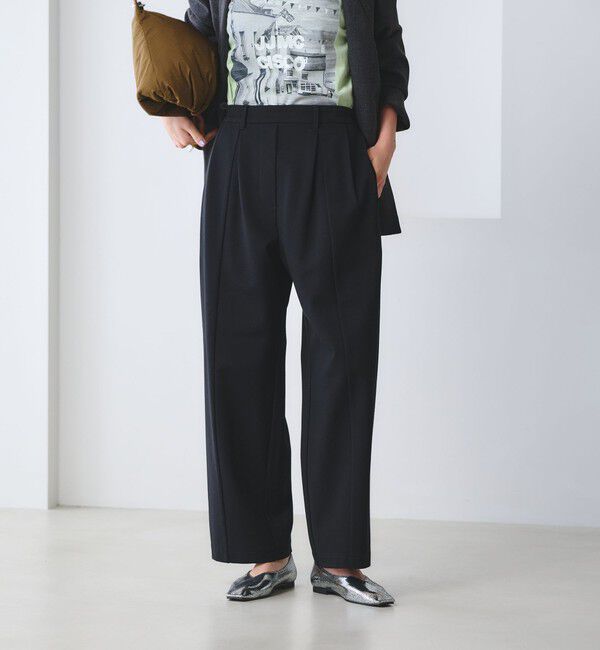 BEAUTY&YOUTH UNITED ARROWS「【WEB限定 Wardrobe DAILY MINIMAL】ジャージー タックカーブパンツ ウォッシャブル」|その他|