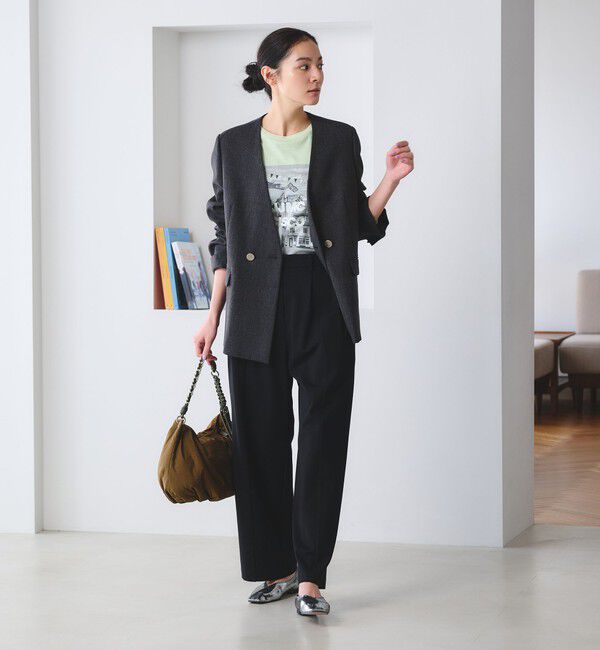 BEAUTY&YOUTH UNITED ARROWS「【WEB限定 Wardrobe DAILY MINIMAL】ジャージー タックカーブパンツ ウォッシャブル」|その他|