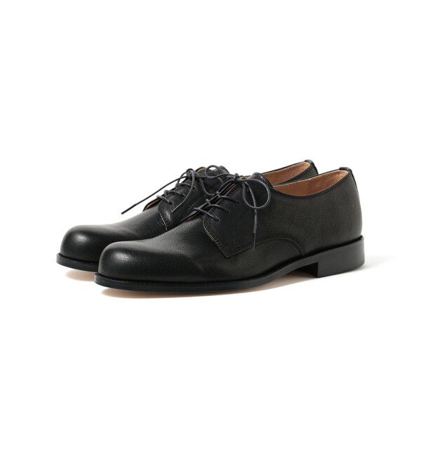 BEAMS「BEAMS｜【別注】ARCOLLETTA PADRONE / 4EYE PLAIN TOE SHOES｜ ドレスシューズ｜外羽根｜ 本革｜」|ビジネス・ドレスシューズ|BLACK
