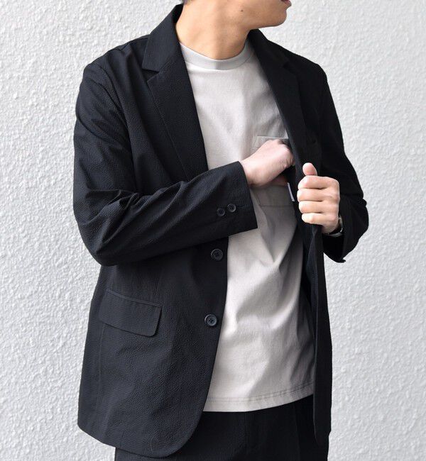SHIPS any「SHIPS any:〈撥水/軽量/ストレッチ〉SOLOTEX(R) シアサッカー セットアップ スーツ 26SS◇」|スーツ|