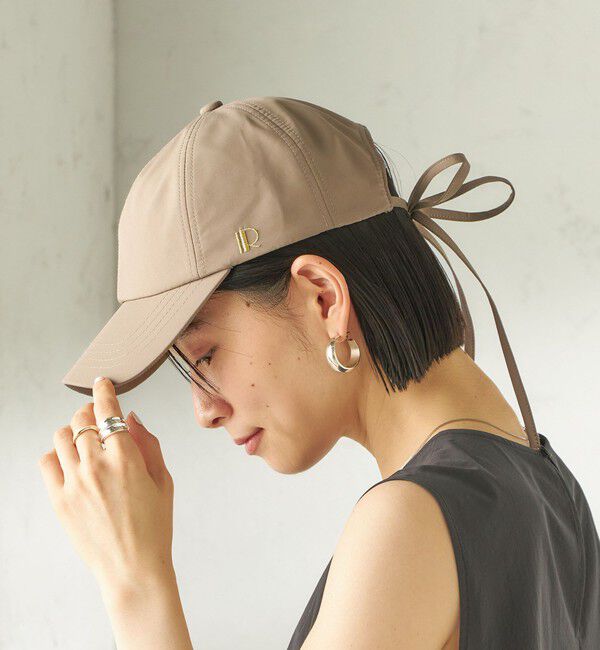 SHIPS for women「Revis.:〈UVカット / 撥水 / 透湿〉リボン キャップ」|キャップ・キャスケット|