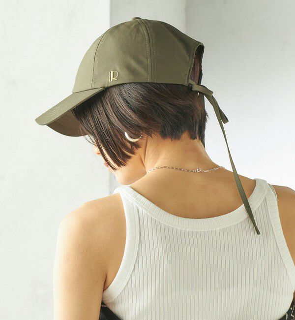 SHIPS for women「Revis.:〈UVカット / 撥水 / 透湿〉リボン キャップ」|キャップ・キャスケット|