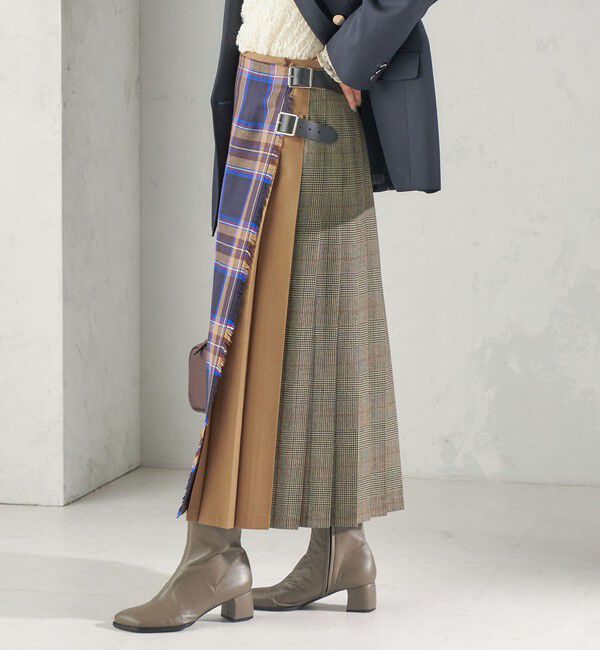SHIPS for women「【SHIPS別注】O&rsquo;NEIL OF DUBLIN:パッチワーク ファッション ロング キルト」|スカート|