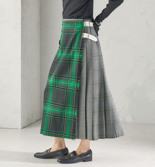 SHIPS for women「【SHIPS別注】O&rsquo;NEIL OF DUBLIN:パッチワーク ファッション ロング キルト」|スカート|