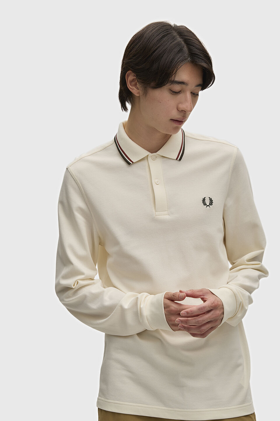 FRED PERRY 「The Fred Perry Shirt M3636／フレッドペリーポロシャツ M3636」|ポロシャツ|ECRU/BRNDY/NGR