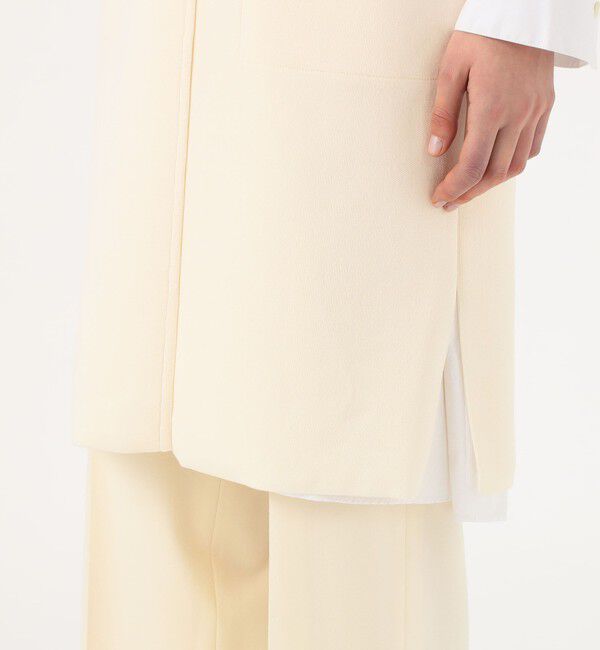 DES PRES「レーヨンナイロンダブルフェイス ロングジレ」|ベスト・ジレ|