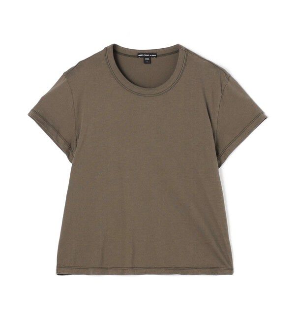 JAMES PERSE「コットンジャージー クルーネックTシャツ WBEL3120」|Tシャツ・カットソー|58 ダークグリーン系