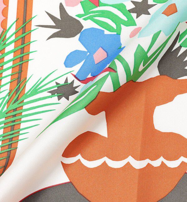 TOMORROWLAND GOODS「MANIPURI SHANGRI-LA シルクスカーフ」|バンダナ・スカーフ|