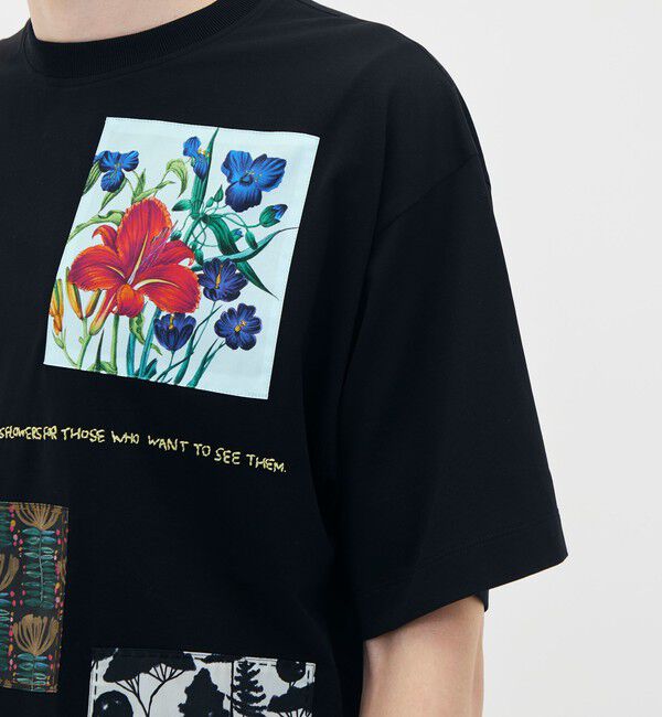 CABaN「スビンコットン TULIP BLOOMTシャツ」|Tシャツ・カットソー|