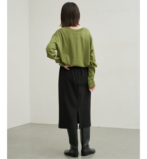 SLOBE IENA「《シリーズあり》ウォッシャブルプレーンオーバーVネックニット」|ニット・セーター|