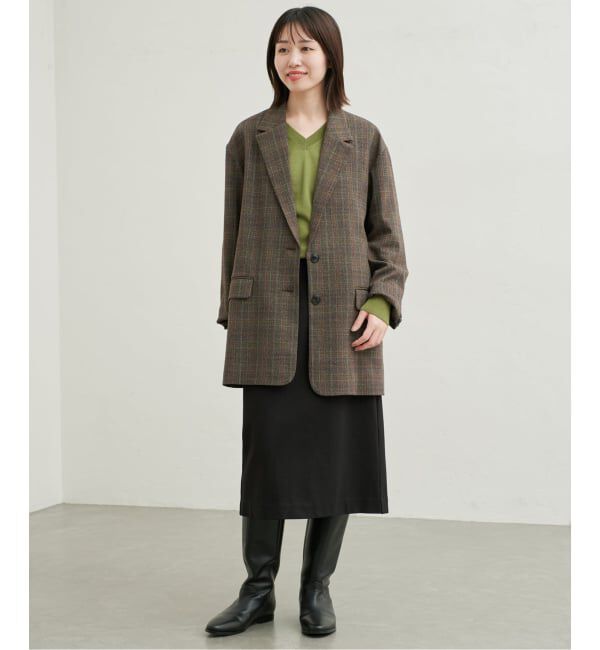 SLOBE IENA「《シリーズあり》ウォッシャブルプレーンオーバーVネックニット」|ニット・セーター|