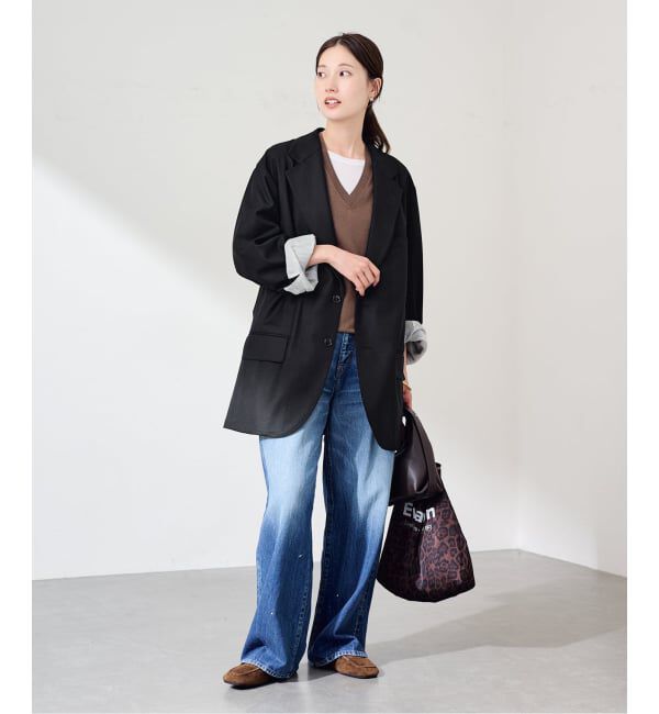 FRAMeWORK「COUTURE DADAM big jk single cashmere ble」|テーラードジャケット|